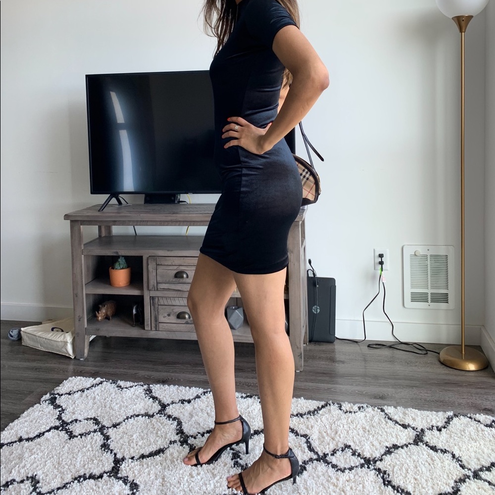 Zara brand new suede black dress - never worn